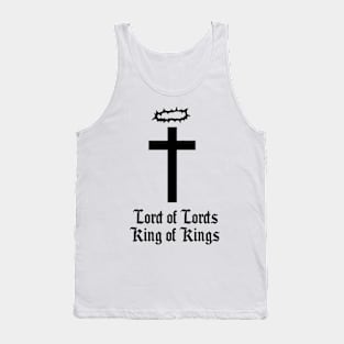 Lord of Lords King of Kings Christian Cross design Tank Top